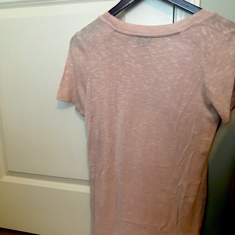 Mossimo Champagne Shear Short Sleeved Sweater
